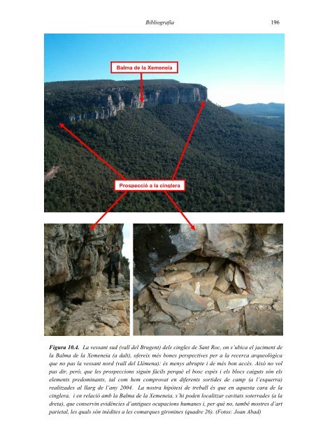 Els cingles de Sant Roc al paleolític - Associació Arqueològica de ...