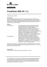 FoodClean DES 30 (1/2) - MF Safe & Clean