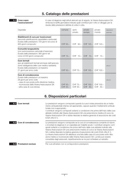 Assicurazione malattie complementare (LCA) CC - Vivacare