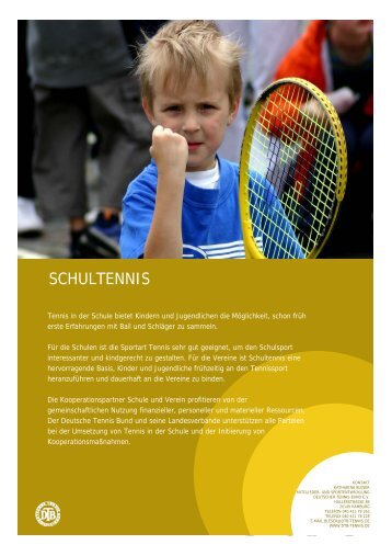 SCHULTENNIS - Deutscher Tennis Bund