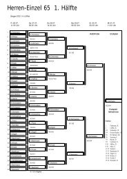 Herren-Einzel 65 1. Hälfte - Deutscher Tennis Bund