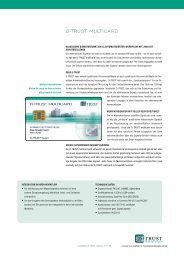 Produktblatt multicard(pdf) - D-Trust