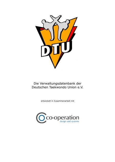 Datenbank FAQ - Deutsche Taekwondo Union