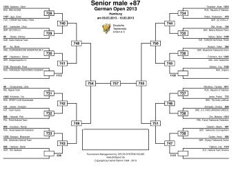 Senior male +87 German Open 2013 - Deutsche Taekwondo Union
