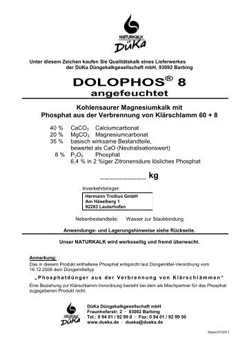 DOLOPHOS 8 - DüKa
