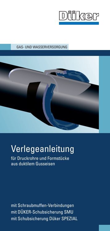 verlegeanleitung - Düker GmbH & Co KGaA