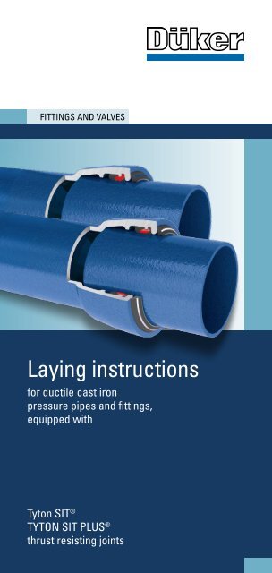 laying instructions - Düker GmbH & Co KGaA