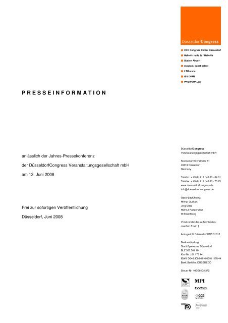 Vollständige Unterlagen in Deutsch (131 kB) - DüsseldorfCongress ...
