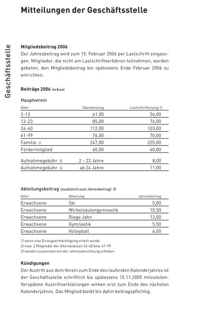 Ausgabe 04 2005 - Düsseldorfer Turnverein von 1847 eV