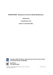 WINTERTERM - Dictionary of Terms for Winter Maintenance