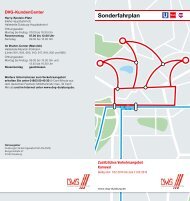 Flyer Sonderfahrplan 