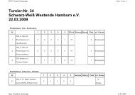 Turnier-Nr. 34 Schwarz-Weiß Westende Hamborn e.V. 22.03 ... - DVG