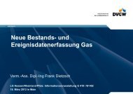 Neue Bestands- und Ereignisdatenerfassung Gas ... - DVGW Hessen