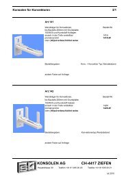 KONSOLEN AG CH-4417 ZIEFEN