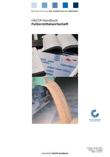 AH HACCP Handbuch Futtermittelwirtschaft 01.07.12