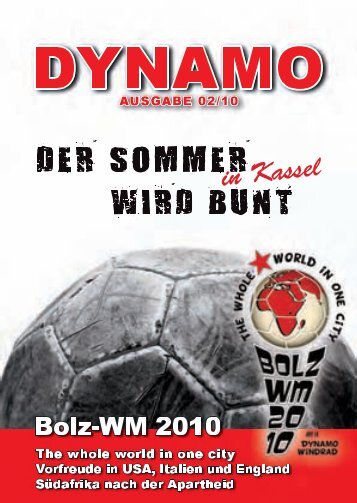 Dynamoheft 02 / 2010 - Dynamo-Windrad | Freizeitsportclub Kassel eV