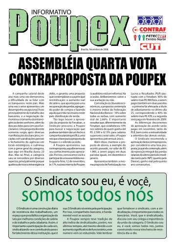 assembléia quarta vota contraproposta da poupex - Sindicato dos ...