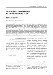 Full text in Lithuanian - Literatūra