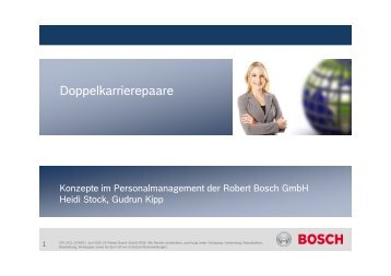 Konzepte im Personalmanagement der Robert Bosch Stiftung ... - EAF
