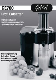 GE700 Profi Entsafter