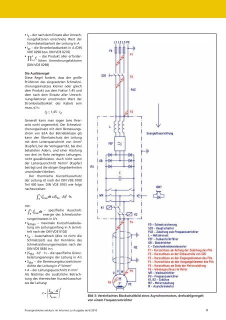 Frequenzumrichter â Schutz der Motorstromkreise - EAB ...