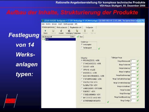 Rationelle Angebotserstellung für komplexe technische Produkte