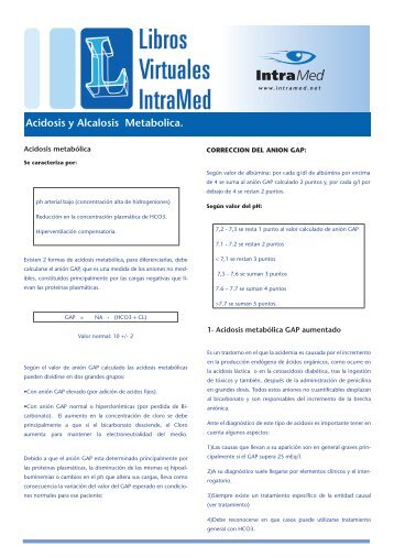 Acidosis y Alcalosis Metabolica. - IntraMed