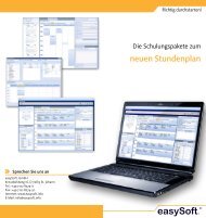 neuen Stundenplan - easySoft. GmbH