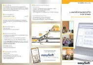 3. easySoft-Anwendertreffen in der Schweiz - easySoft. GmbH