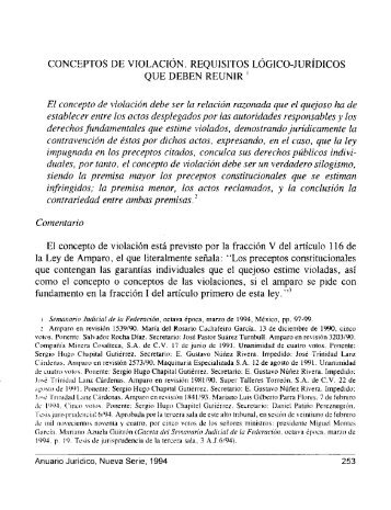 conceptos de violación. requisitos lógico-jurídicos que deben reunir