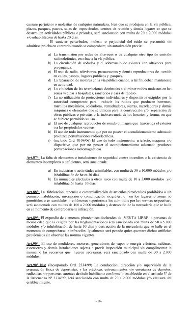 TEMA: REGIMEN MUNICIPAL DE FALTAS ORDENANZA Nº 11.159 ...