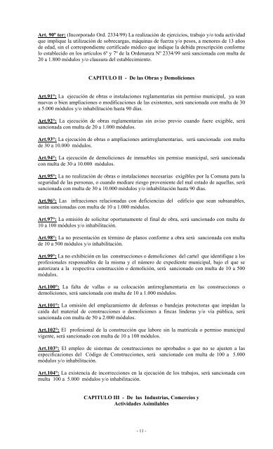 TEMA: REGIMEN MUNICIPAL DE FALTAS ORDENANZA Nº 11.159 ...