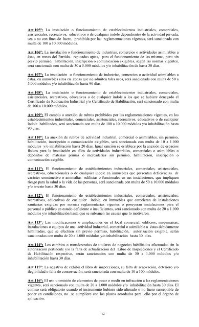 TEMA: REGIMEN MUNICIPAL DE FALTAS ORDENANZA Nº 11.159 ...