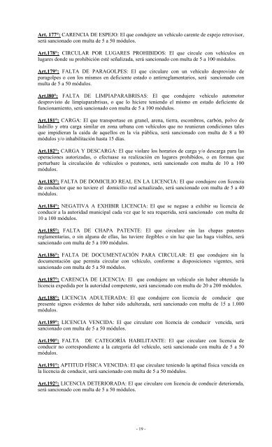 TEMA: REGIMEN MUNICIPAL DE FALTAS ORDENANZA Nº 11.159 ...