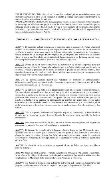 TEMA: REGIMEN MUNICIPAL DE FALTAS ORDENANZA Nº 11.159 ...