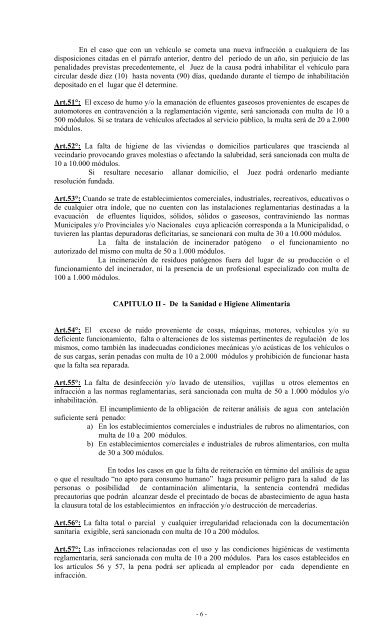 TEMA: REGIMEN MUNICIPAL DE FALTAS ORDENANZA Nº 11.159 ...