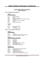 Código Tributario de Nicaragua y sus Reformas - Dirección General ...