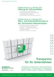 Haftung für Softwarefehler - EBDI