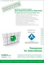 Neue Maschinenrichtlinie 2006/42/EG - EBDI