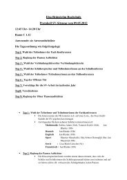 Protokoll der Sitzung 2012 - Elsa-Brändström-Realschule Essen