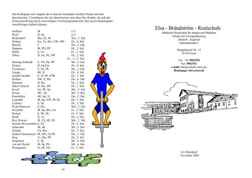 16. Elternbrief (11/2005) - Elsa-Brändström-Realschule Essen