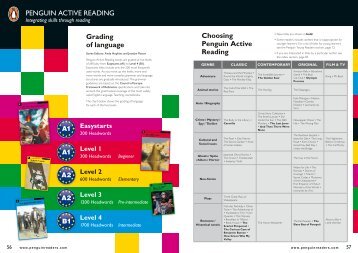 PENGUIN ACTIVE READING Grading of language Choosing ...