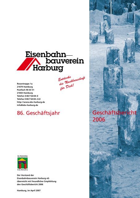 Geschäftsbericht 2006 - Eisenbahnbauverein Harburg
