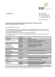Informationen zur Bochum-Prüfung Sommer 2013 - ebz