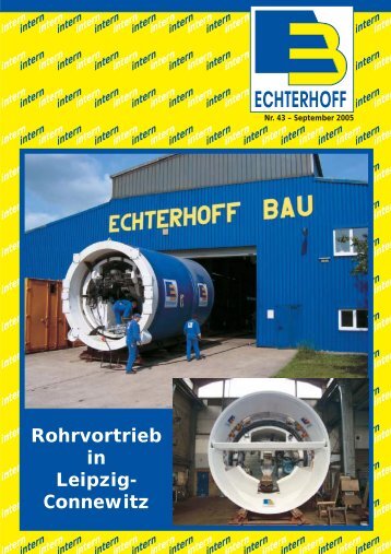 Rohrvortrieb in Leipzig- Connewitz - Echterhoff Bau-Gruppe