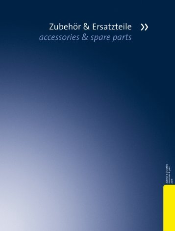 Zubehör & Ersatzteile accessories & spare parts