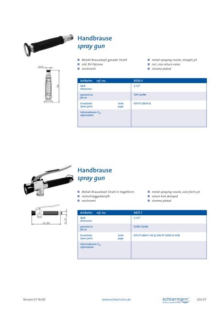 Zubehör & Ersatzteile accessories & spare parts