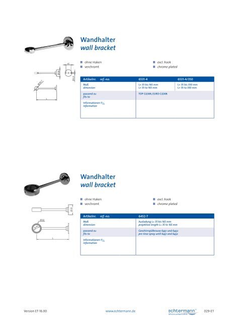 Zubehör & Ersatzteile accessories & spare parts