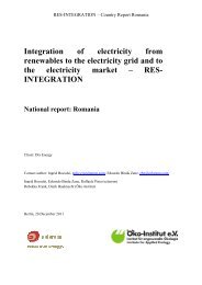 ROMANIA - RES INTEGRATION NATIONAL ... - Ongoing Projects