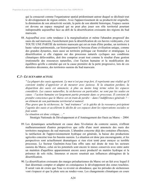 Proposition de projet - PNUD